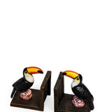 Serre-livres Toucan en fonte effet ancien
