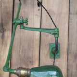 Rare Lampe O.C. White Industrielle fixation murale applique dans son jus