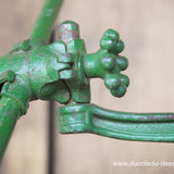 Rare Lampe O.C. White Industrielle fixation murale applique dans son jus