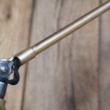 Rare Lampe O.C. White Industrielle fixation murale applique dans son jus