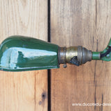 Rare Lampe O.C. White Industrielle fixation murale applique dans son jus