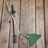 Rare Lampe O.C. White Industrielle fixation murale applique dans son jus