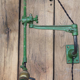 Rare Lampe O.C. White Industrielle fixation murale applique dans son jus