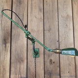 Rare Lampe O.C. White Industrielle fixation murale applique dans son jus