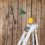 Rare Lampe O.C. White Industrielle fixation murale applique dans son jus