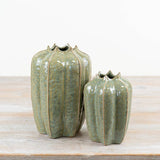 Vase à gousses vertes, 16 cm