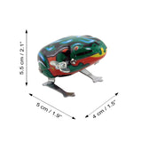 Petite grenouille en étain jouet