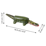 Jouet en étain crocodile vacillant Crocodile en étain Wobbly en étain