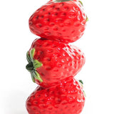 Vase en céramique empilable en forme de fraises