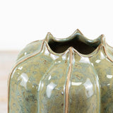 Vase à gousses vertes, 23 cm