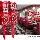 Kit-Cat Klock classique rouge