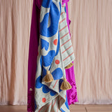 Eviaya Plaid, Multicolore, Mixed Fibers