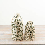 Vase en céramique Feuillage, 30,5 cm