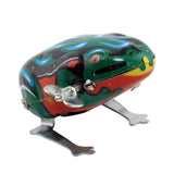 Petite grenouille en étain jouet