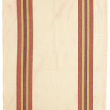 Torchon recyclé Yuna Terracotta/naturel 50 x 70