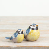 Déco Mésange bleue assise, 7,7 cm