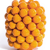 Vase en céramique extra-large orange multi