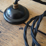 abat jour emaille lampe industrielle rouge