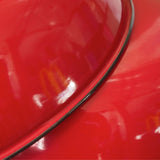 abat jour emaille lampe industrielle rouge