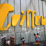 Old metal hairdresser sign