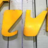 Old metal hairdresser sign