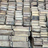 Set of 10 pieces Wooden box brick mold