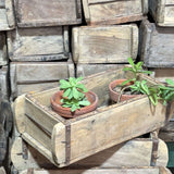 Boîte bois moule à brique