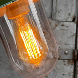 Wall-mounted courtyard lamp, outdoor gooseneck