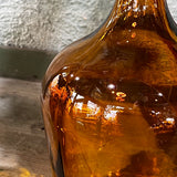 4L Amber Recycled Glass Demijohn