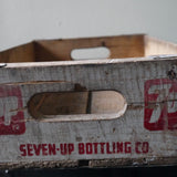1 caisse bois brasserie café USA SEVEN UP