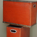 ancienne caisse suroy d'usine textile couleur d'origine