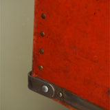 ancienne caisse suroy d'usine textile couleur d'origine