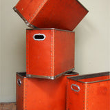 ancienne caisse suroy d'usine textile couleur d'origine