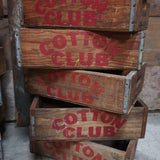 1 wooden crate brewery/lemonade maker USA COTTON CLUB