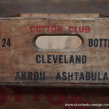 1 wooden crate brewery/lemonade maker USA COTTON CLUB