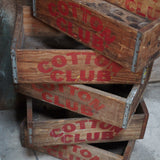1 wooden crate brewery/lemonade maker USA COTTON CLUB