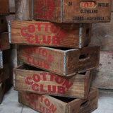 1 wooden crate brewery/lemonade maker USA COTTON CLUB