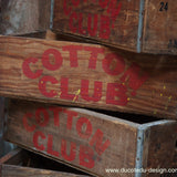 1 wooden crate brewery/lemonade maker USA COTTON CLUB