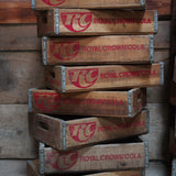 1 wooden case brewery lemonadier USA ROYAL CROWN COLA
