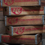 1 wooden case brewery lemonadier USA ROYAL CROWN COLA