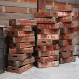 1 caisse bois brasserie limonadier USA G. C. C. beverages