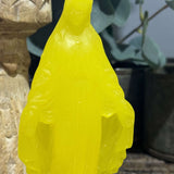 Vierge mini miraculeuse jaune fluo , Ciergerie des Premontrés
