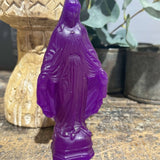 Mini Miraculous Virgin, Lilac, Premonstratensian Candle Shop