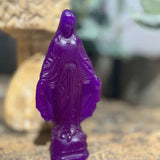 Mini Miraculous Virgin, Lilac, Premonstratensian Candle Shop