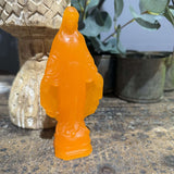 Miraculous Virgin Mary miniature orange, Premontrée Candle Shop