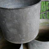 Zinc pot, ideal large plant pot cover