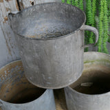 Zinc pot, ideal large plant pot cover