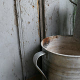 Pot en zinc, ideal cache pot plante petit modele