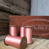 Lot of 4 spools from the old Lyon spinning mills / pink