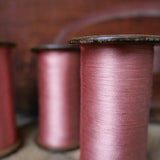 Lot of 4 spools from the old Lyon spinning mills / pink